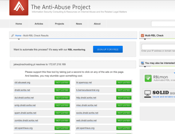 Anti Abuse Project