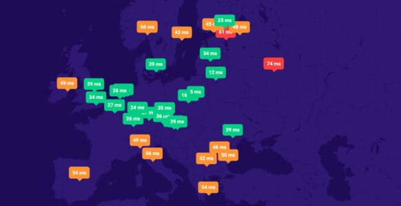 Test szybkości DNS w HashMagnet: Europa
